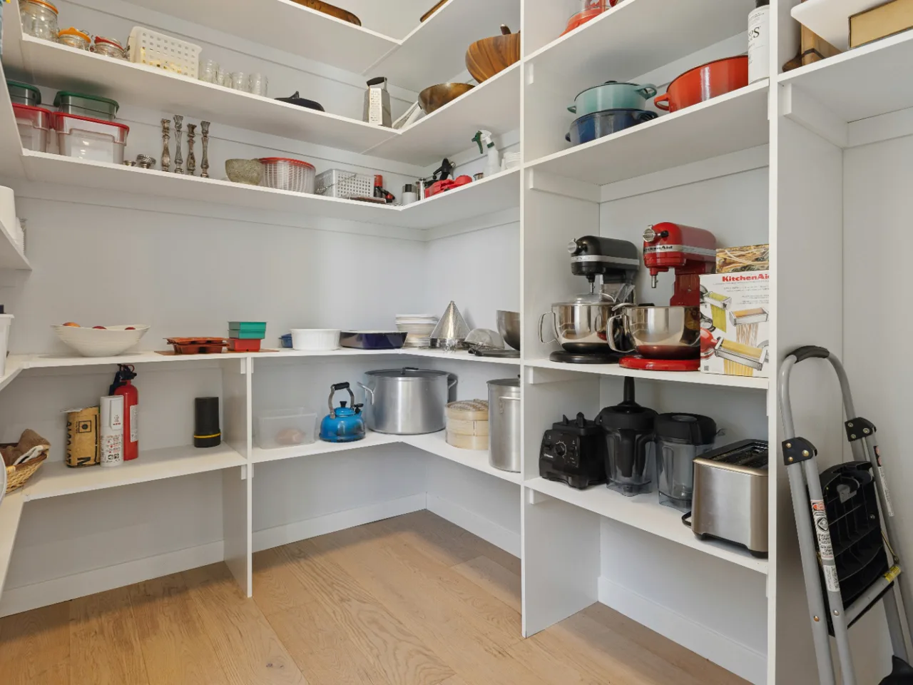 Beautifully organized and staged closet by Eudemonia Home Cleaning and Design